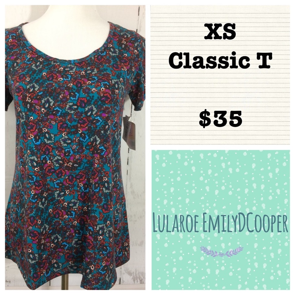 XS Classic tee, NWT